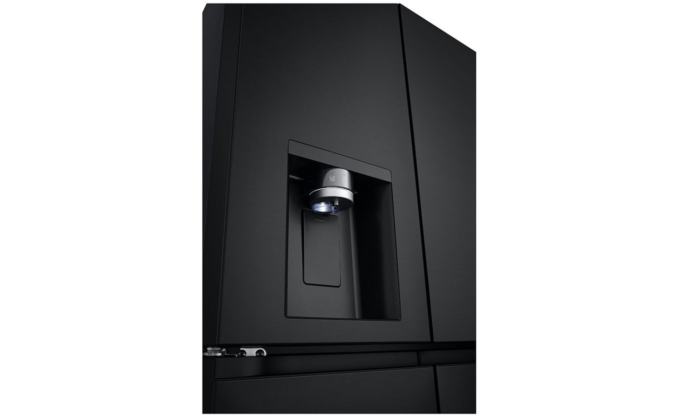 LG 506L Slim French Door Fridge (Matte Black) GFL500MBL