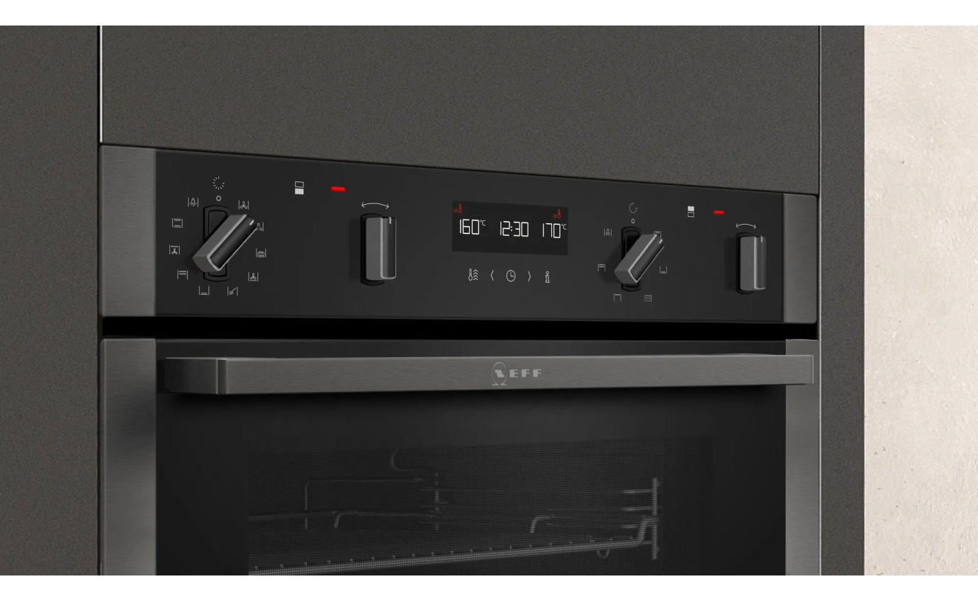 Neff Built-In Pyrolytic Double Oven (Graphite Grey) U2ACH7CG0A