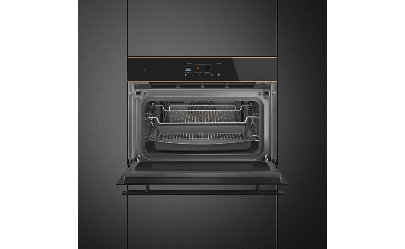 Smeg 45cm Dolce Stil Novo Combi Steam Oven SOA4606APNR