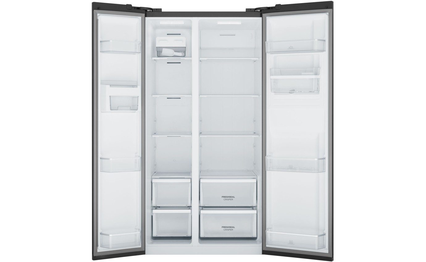 Westinghouse 619L Side by Side Fridge (Dark Stainless Steel) WSE6640BA