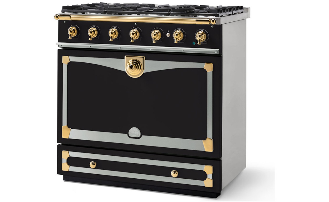 La Cornue Albertine 90cm Dual Fuel Range Cooker ALB90DFMBBN