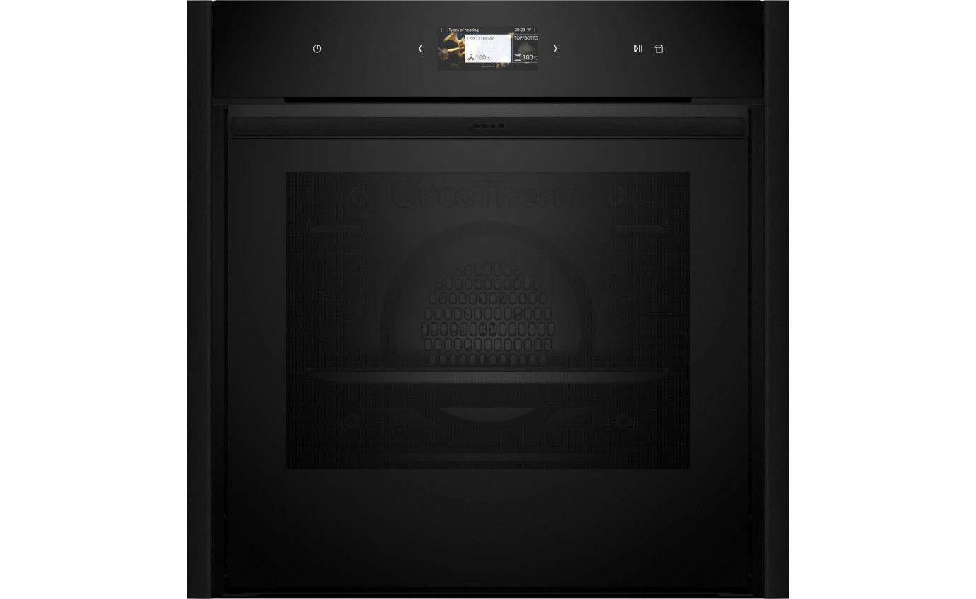 Neff 60cm N 90 Slide & Hide Combi Steam Oven (Full Steam) - Deep Black B69FS5CY0ADB