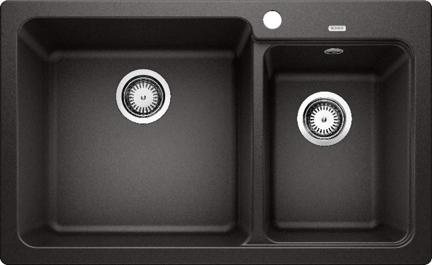 Blanco NAYA 8 Double Bowl Inset Sink NAYA8BK5