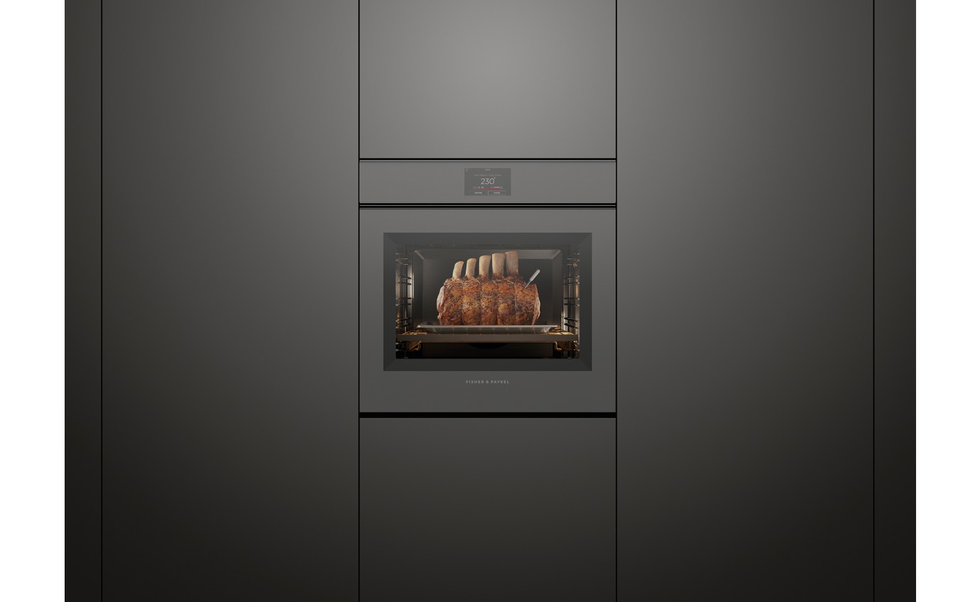 Fisher & Paykel 60cm Series 11 Minimal Handleless Combi-Steam Oven - Grey Glass OS60SMTNG1