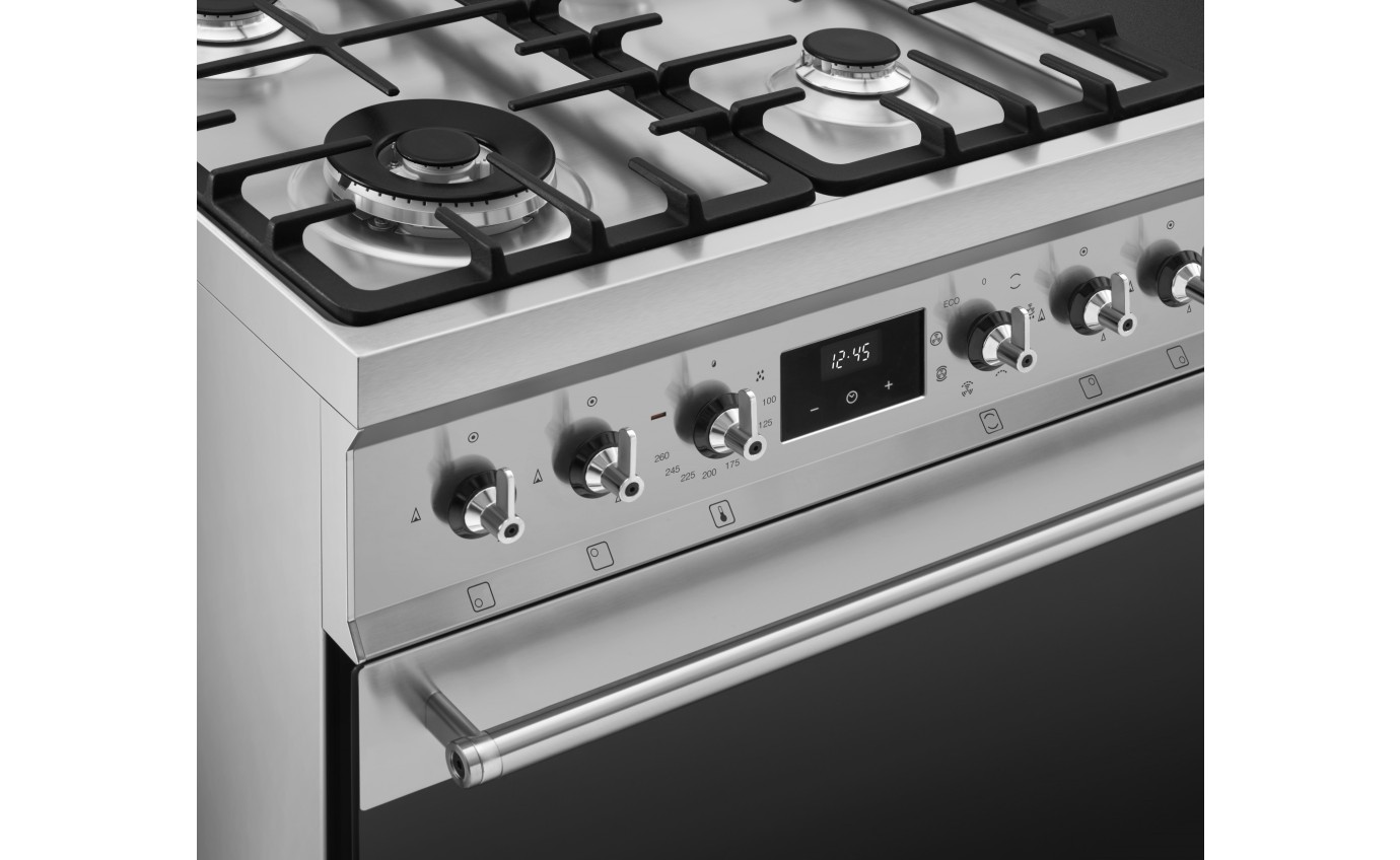 Smeg 60cm Gas Electric Upright Cooker CS6GMXA2 Hart Co