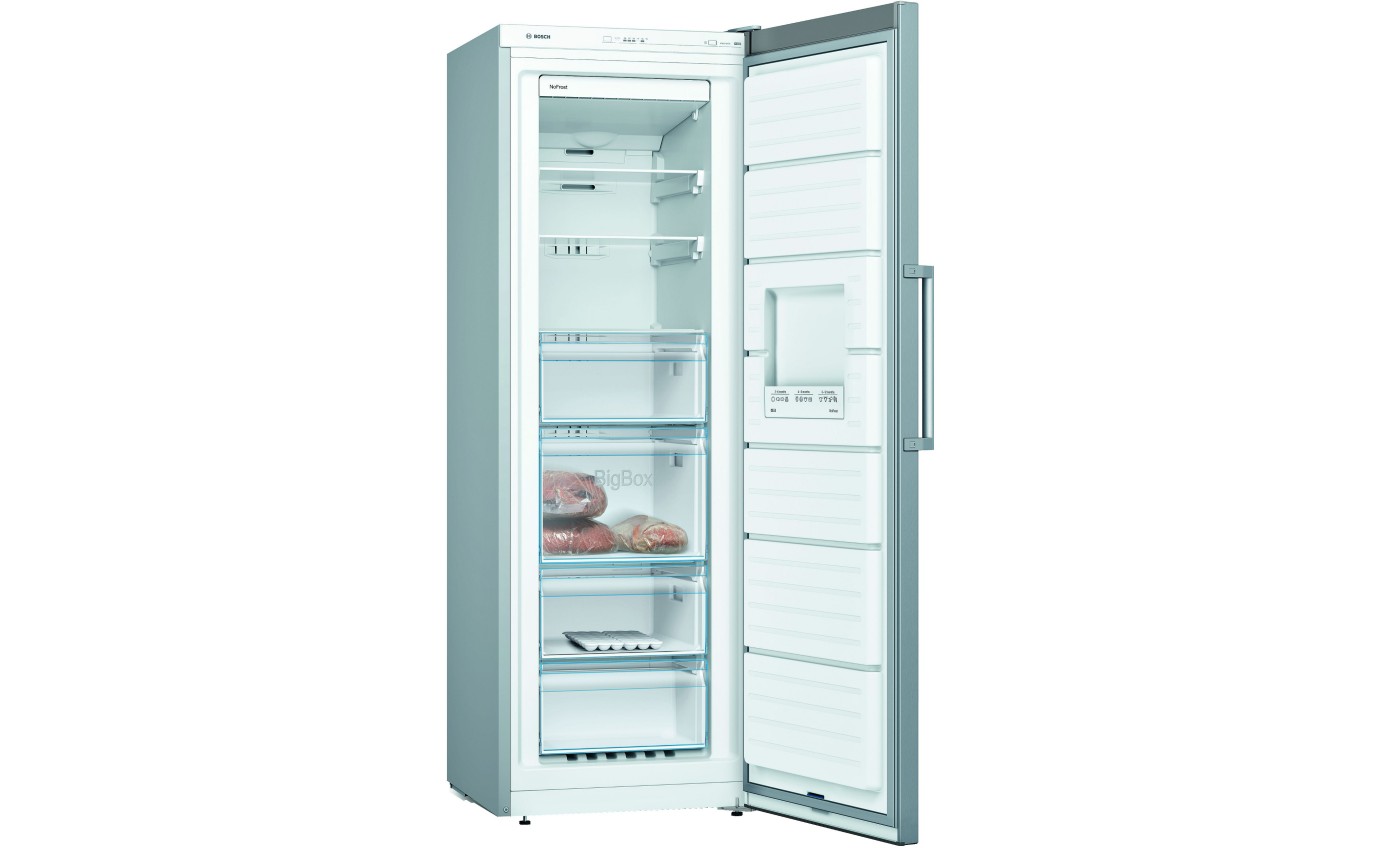 Bosch 252L Vertical Freezer (Stainless Steel) GSN33VI3A