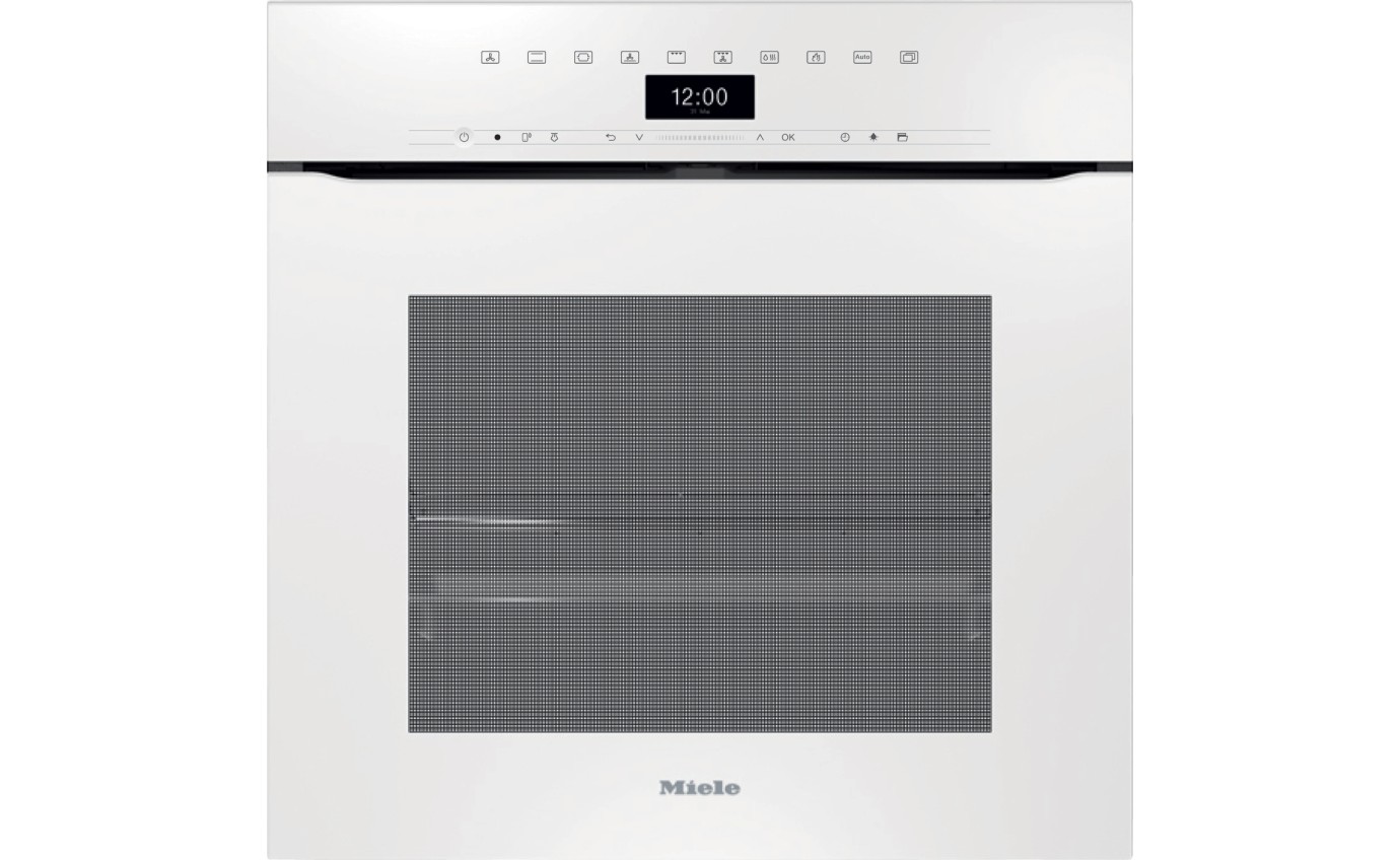 Miele 60cm ArtLine Pyrolytic Convection Oven - Brilliant White H7464BPXBW