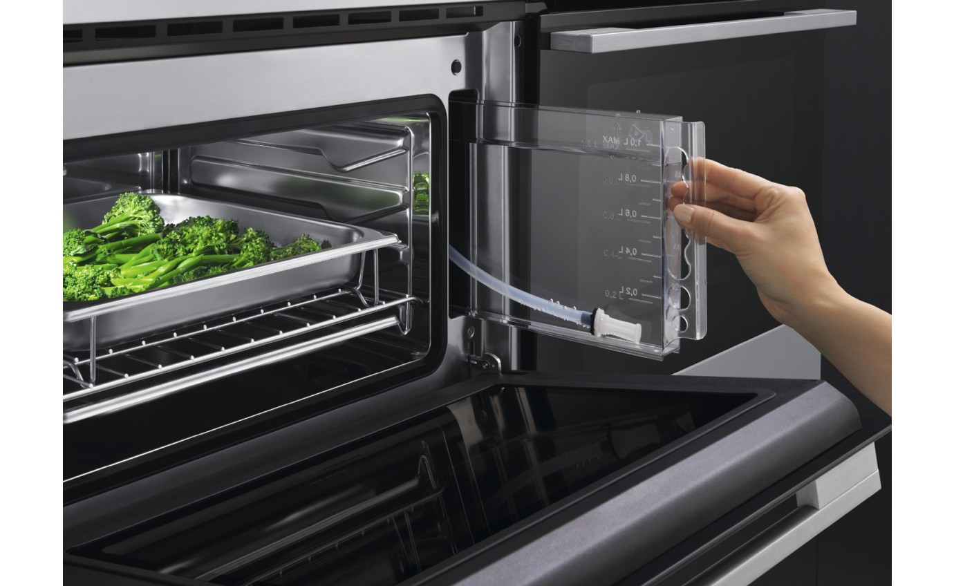 Fisher & Paykel 60cm Series 9 Contemporary Compact Combi-Steam Oven OS60NDB1