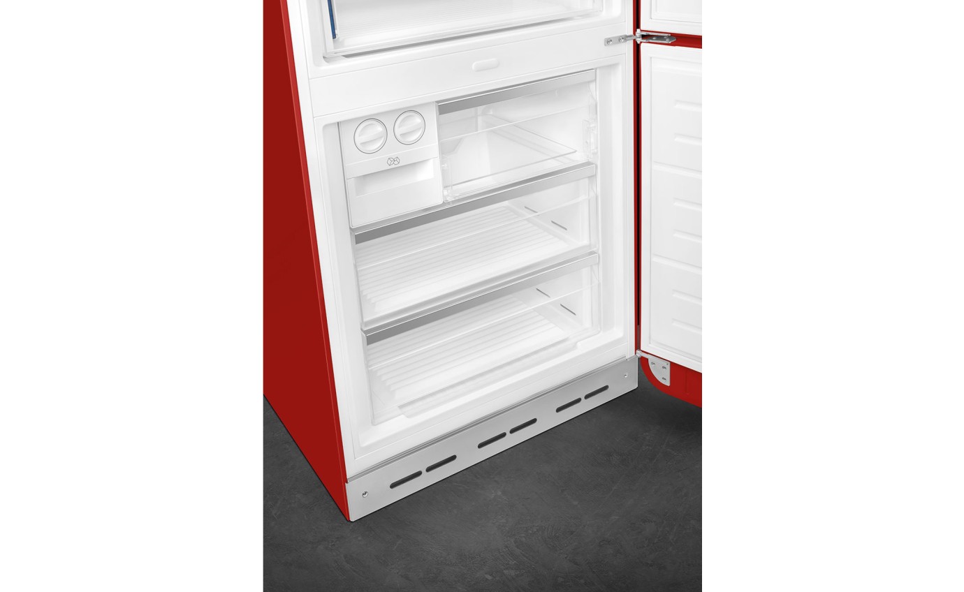 Smeg 481L 50s Style Retro Bottom Mount Fridge (Red) FAB38RRD5AU