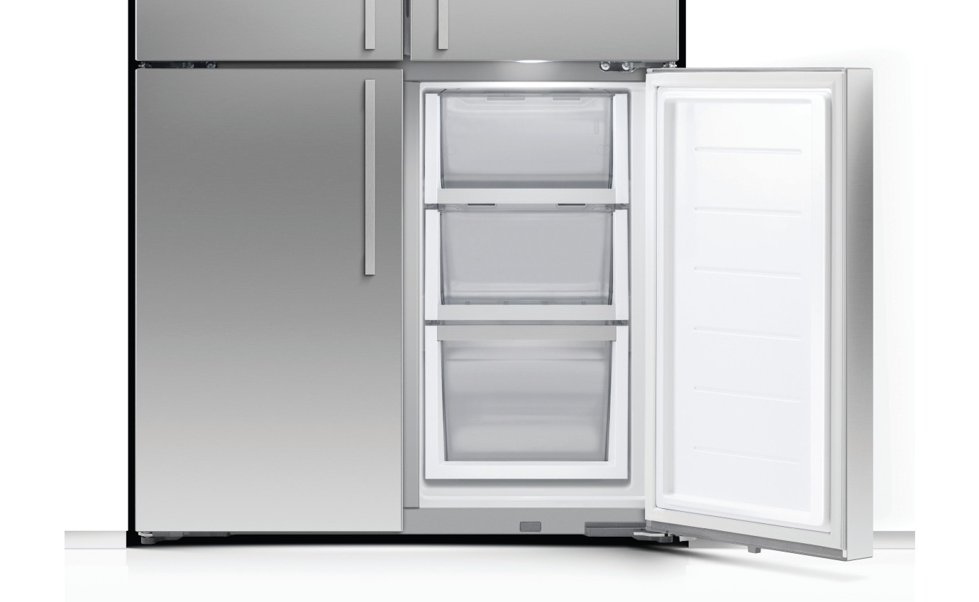 Fisher & Paykel 538L Series 7 Quad Door Refrigerator Freezer, Ice & Water RF605QDUVX2