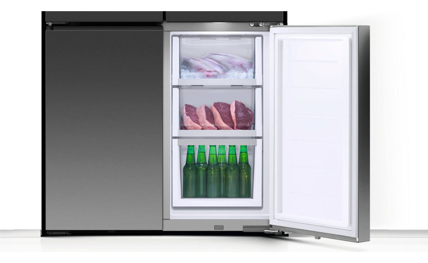 Fisher & Paykel 690L Series 7 Quad Door Refrigerator Freezer, Ice & Water RF730QNUVB1