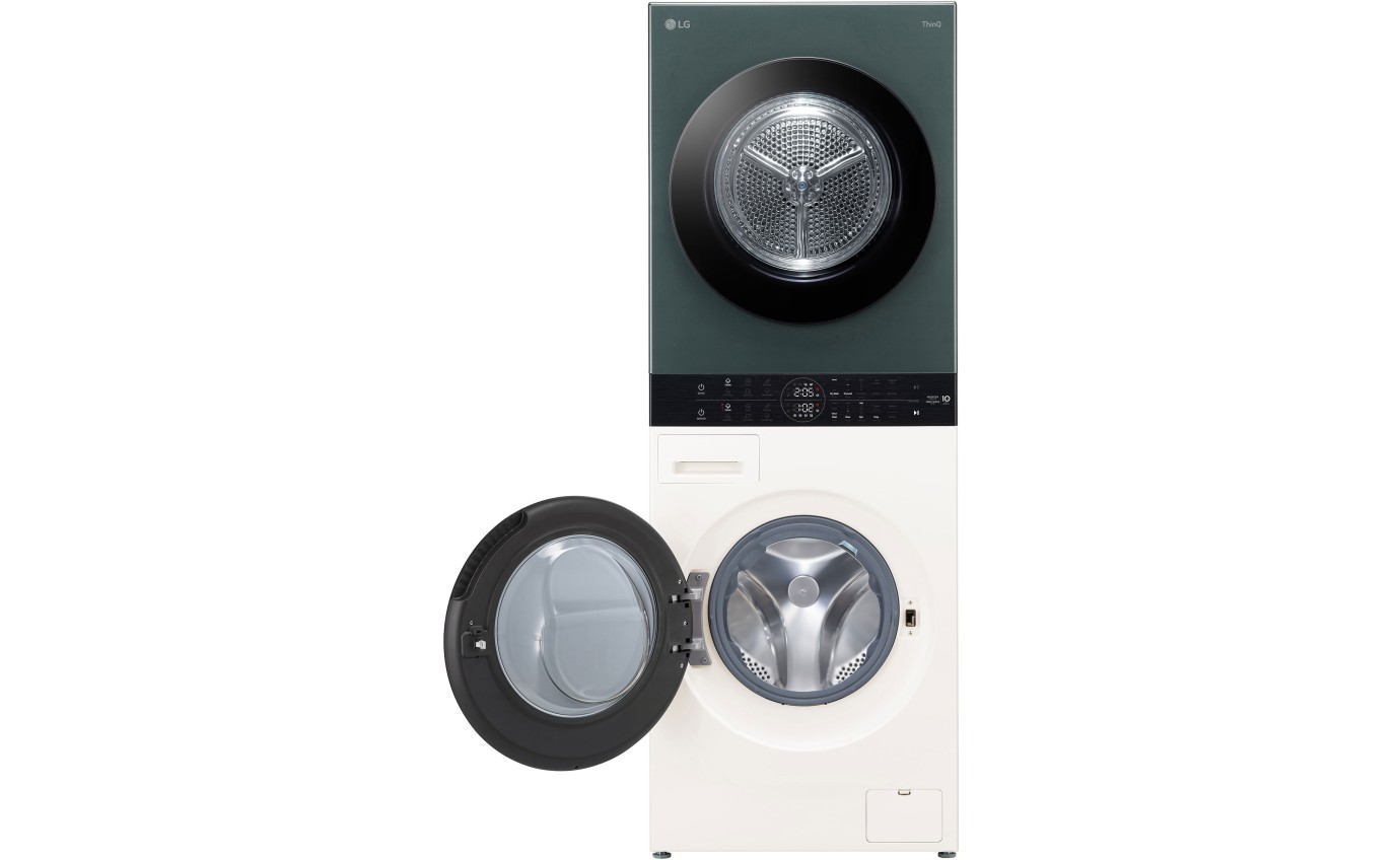 LG 12kg/9kg Wash Tower - Forest Green/Beige WWT1209FGB