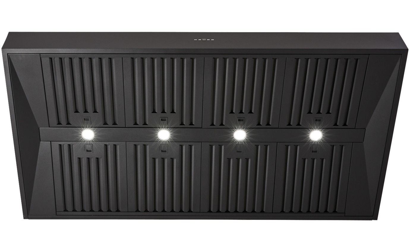 Schweigen Black BBQ Alfresco Rangehood 1500mm (Non Silent) CL7375B