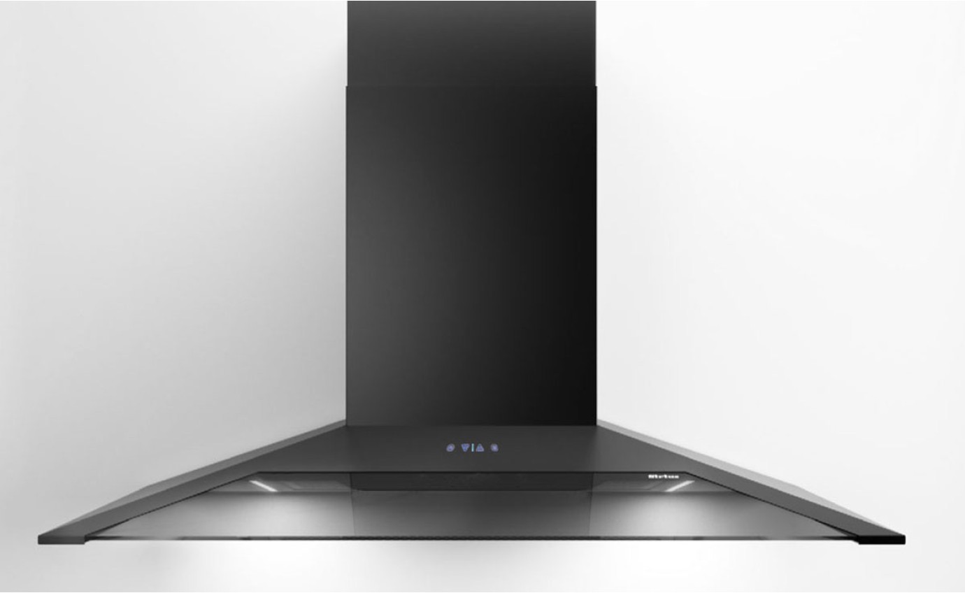 Sirius 90cm Black Canopy Rangehood SLTCEM97900 Hart Co