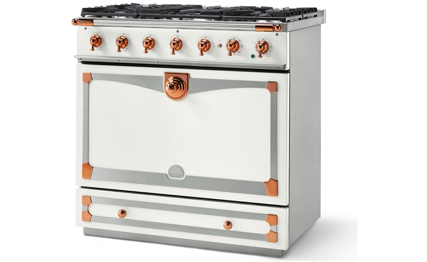 La Cornue 90cm Dual Fuel Range Cooker ALB90DFWHCN