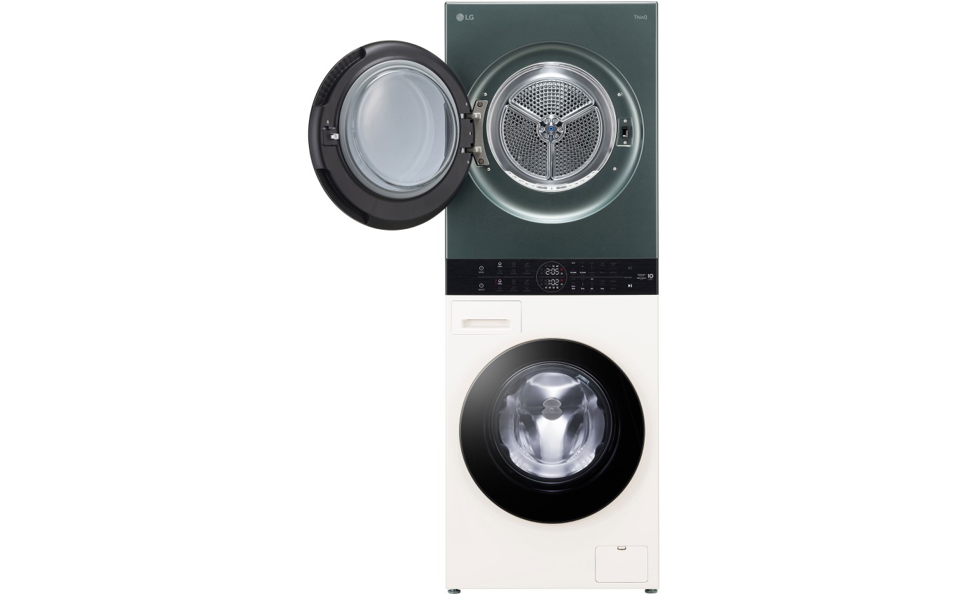 LG 12kg/9kg Wash Tower - Forest Green/Beige WWT1209FGB