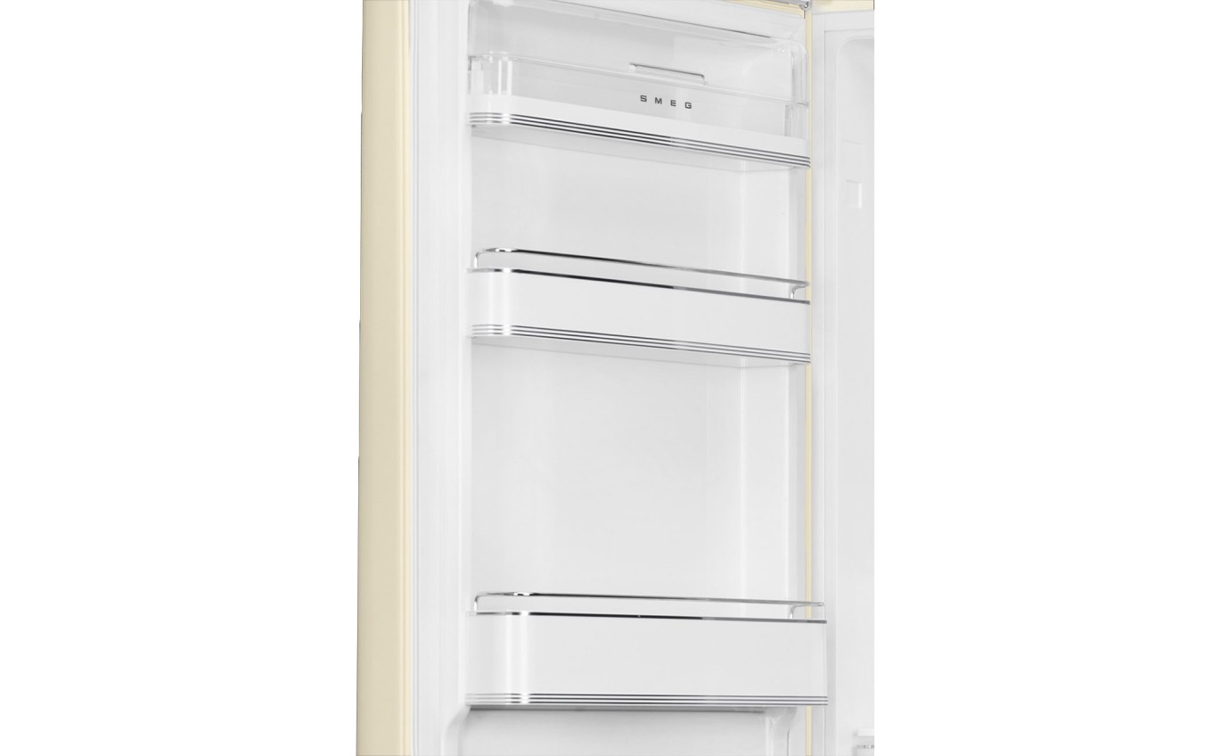 Smeg 331L 50s Style Retro Bottom Mount Fridge (Cream) FAB32LCR5AU