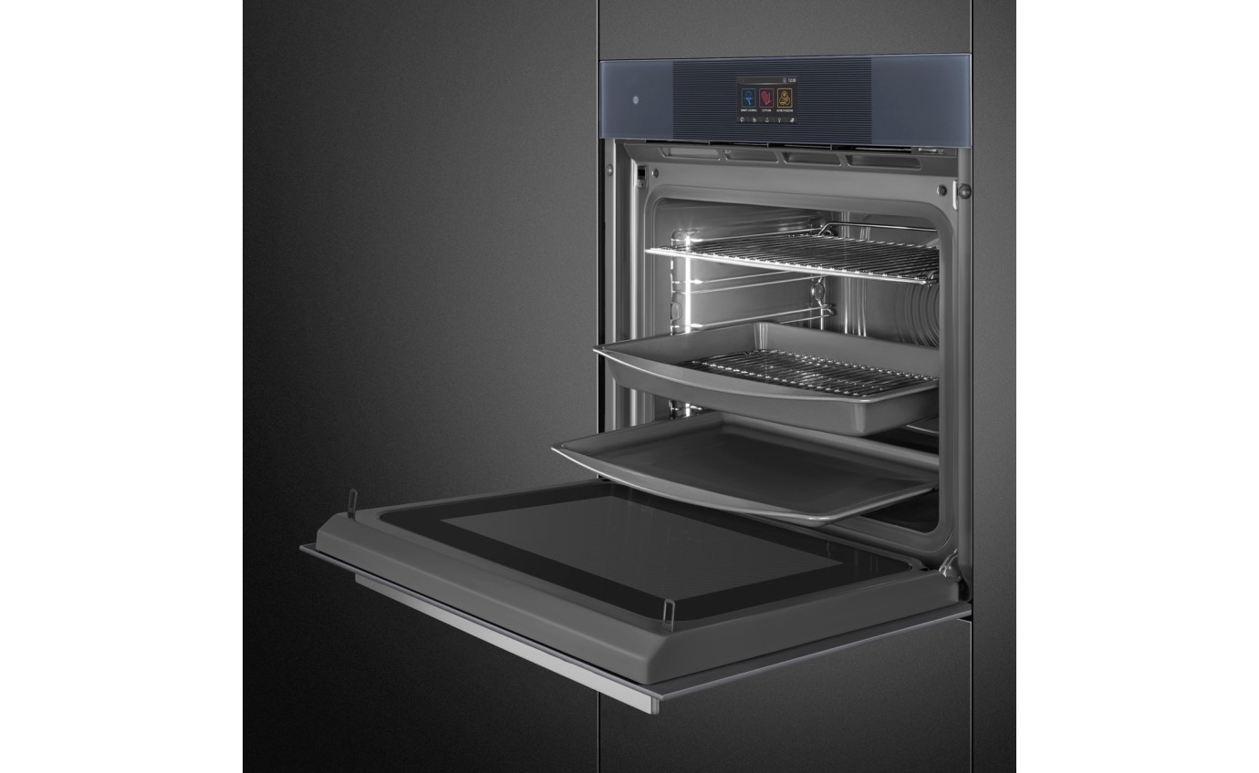 Smeg 60cm Linea Omnichef Oven (Neptune Grey) SO6104APG