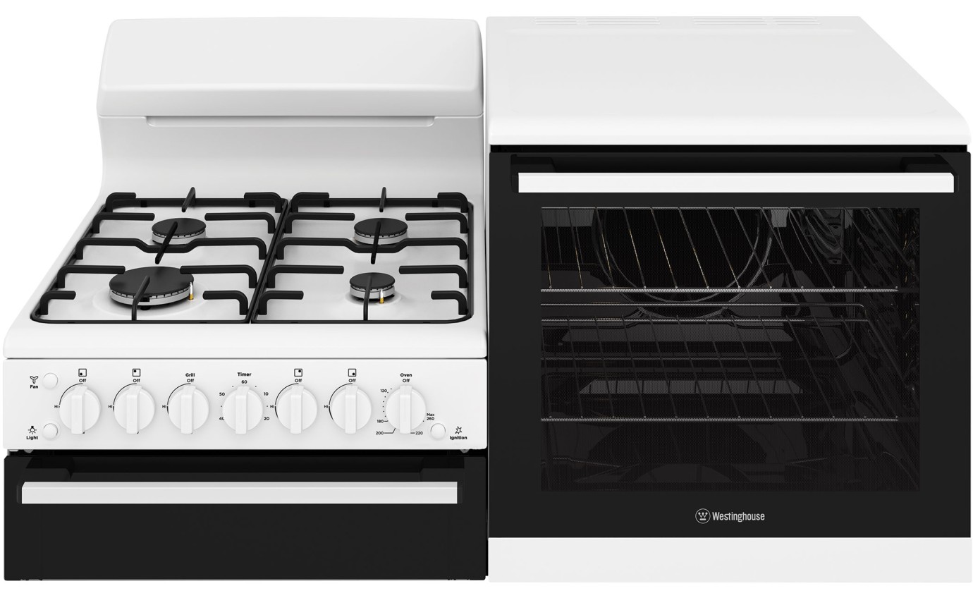 Westinghouse Gas Elevated Freestanding Cooker WDG112WCNGR