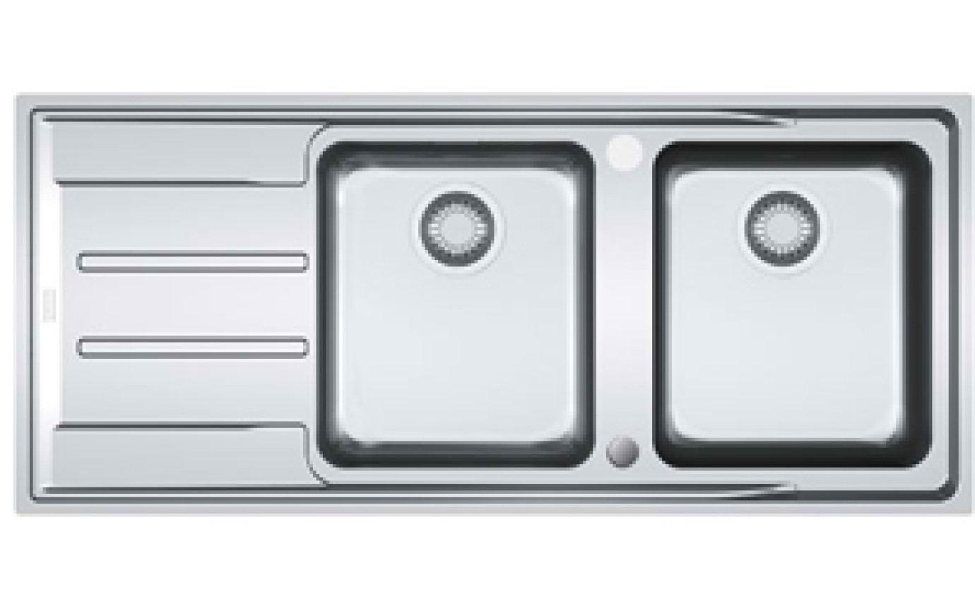 Franke Aton Double Bowl Sink ANX221LHD