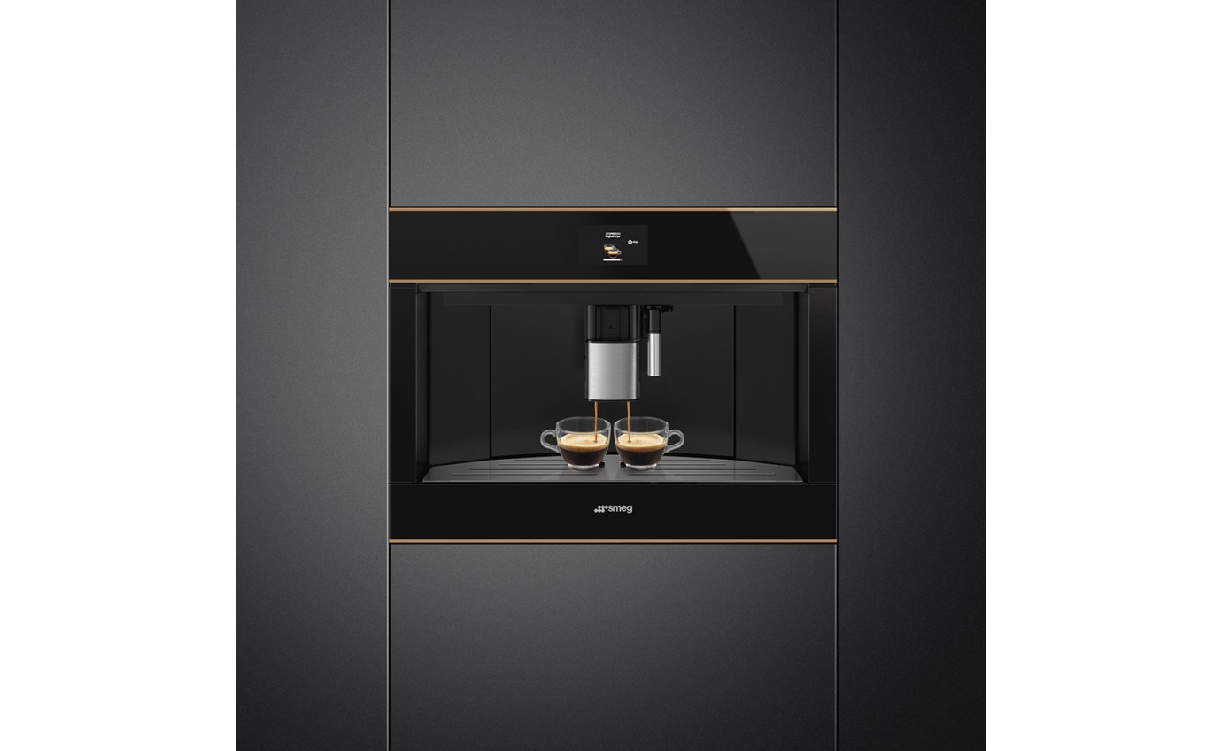 Smeg 45cm Dolce Stil Novo Built-in Coffee Machine CMS4604NR
