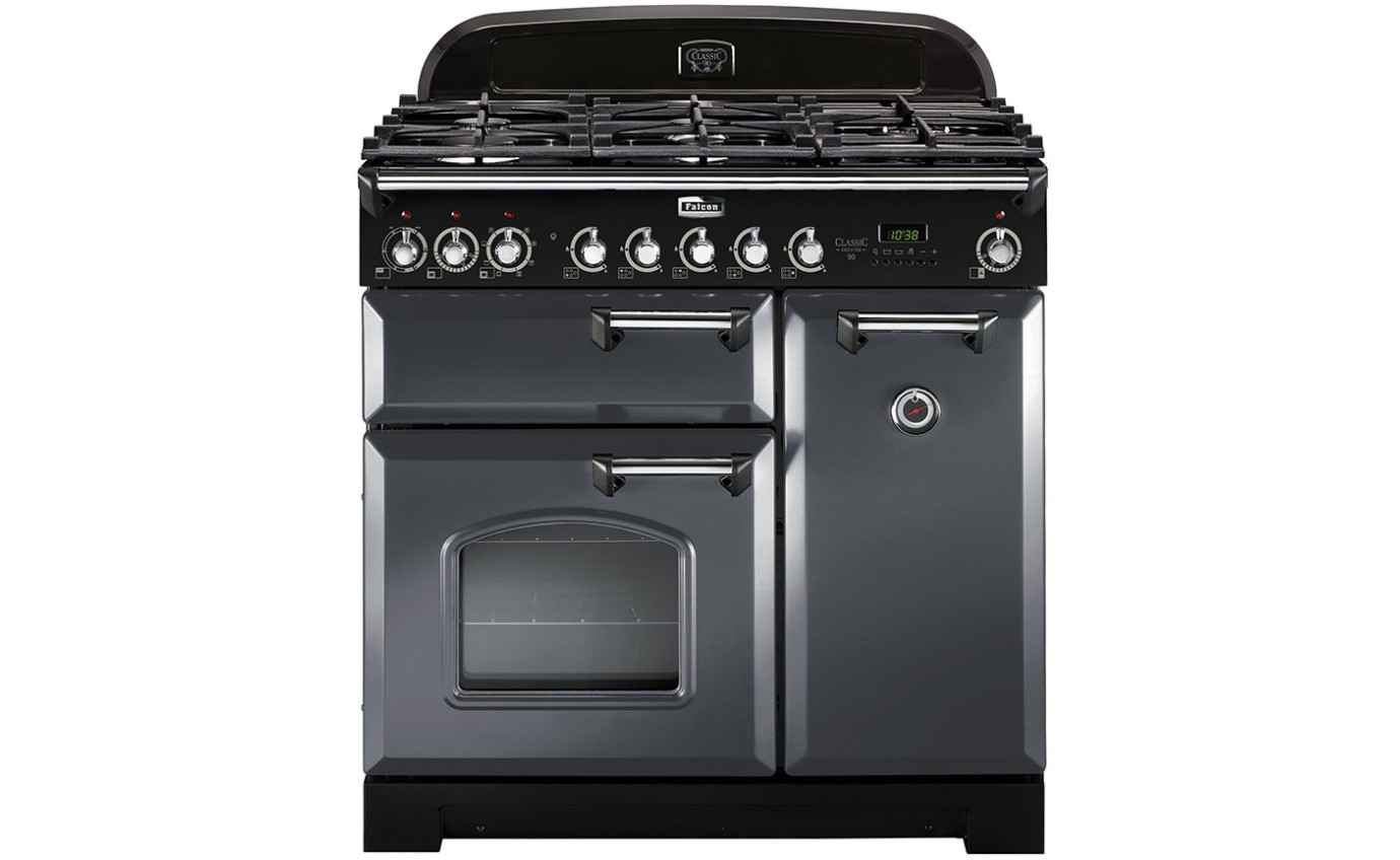 Falcon Classic Deluxe 90cm Dual Fuel Upright Cooker CDL90DFSLCH