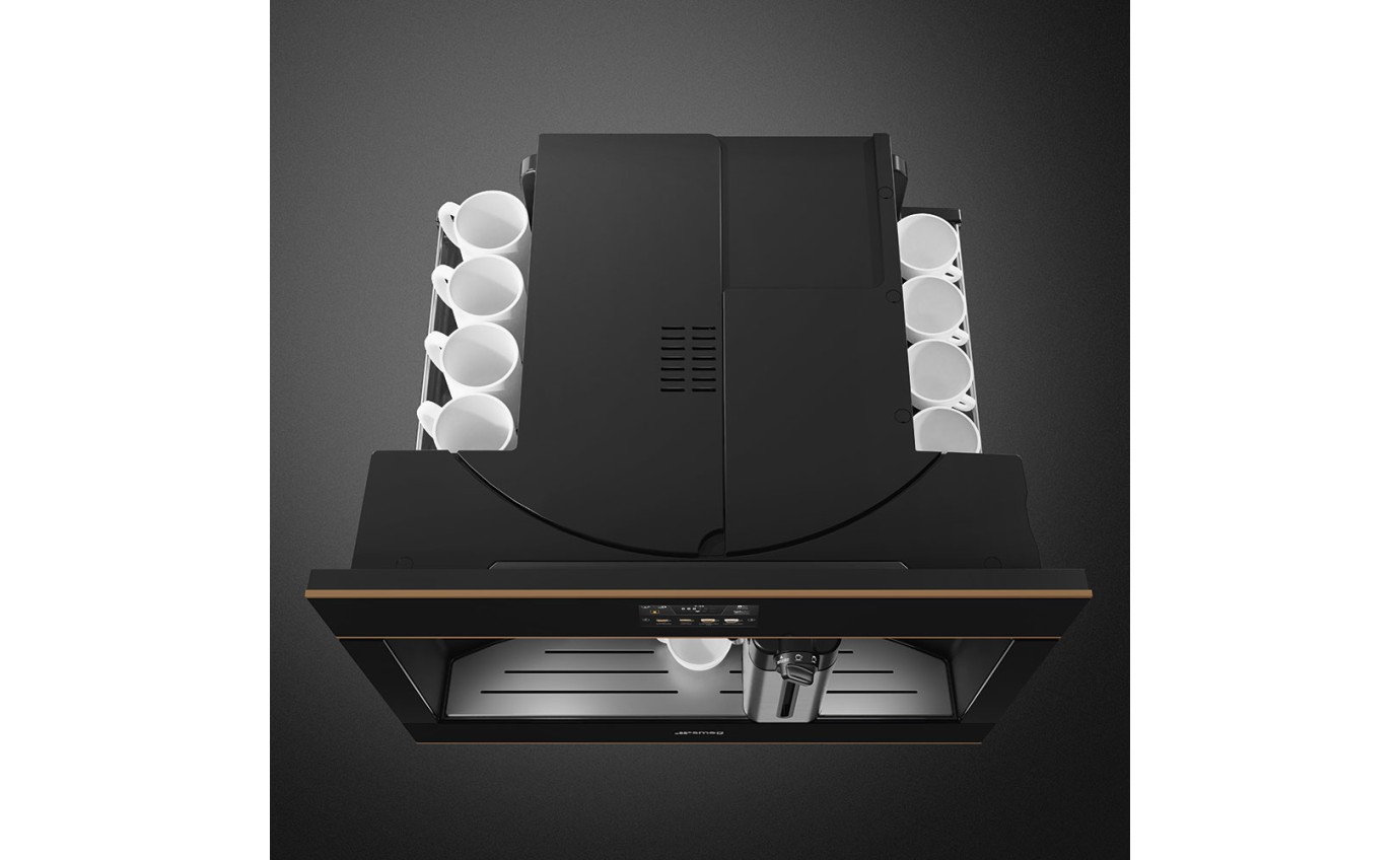 Smeg 45cm Dolce Stil Novo Built-in Coffee Machine CMS4604NR