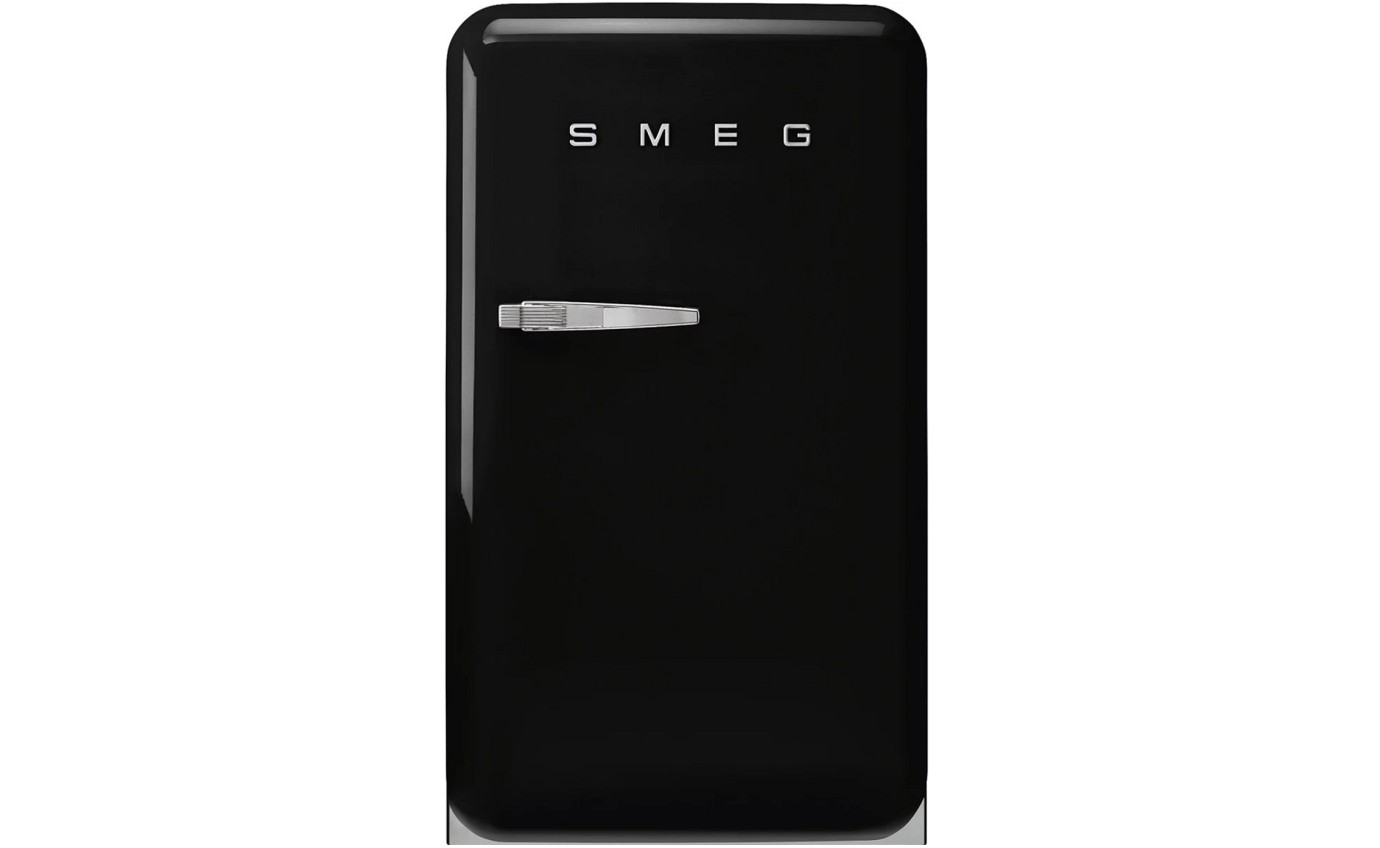 Smeg 135L 50s Style Retro Bar Fridge (Black) FAB10HRBL5AU