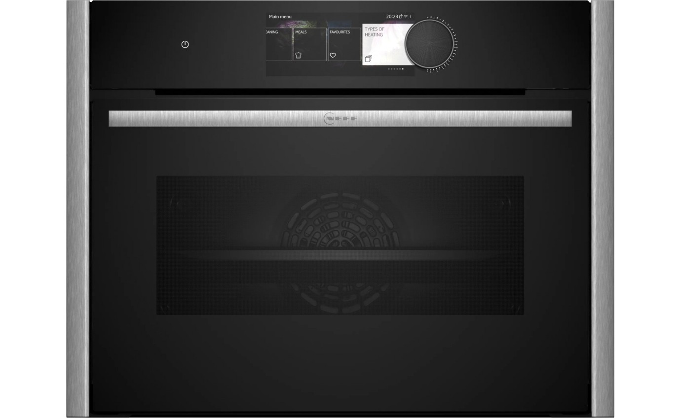 Neff 45cm N 90 Built-in Compact Oven with Steam Function (Metallic Silver) C29FY5CY0MS