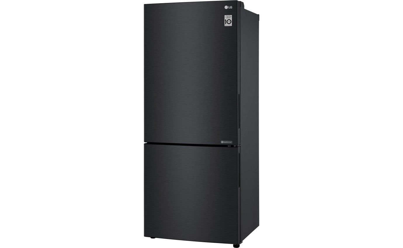 LG 420L Bottom Mount Fridge (Matte Black) GB455MBL
