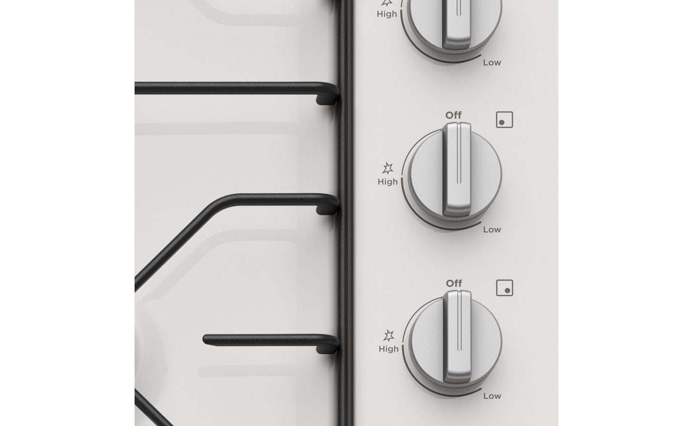 Westinghouse 60cm 4 Burner Gas Cooktop WHG640WC
