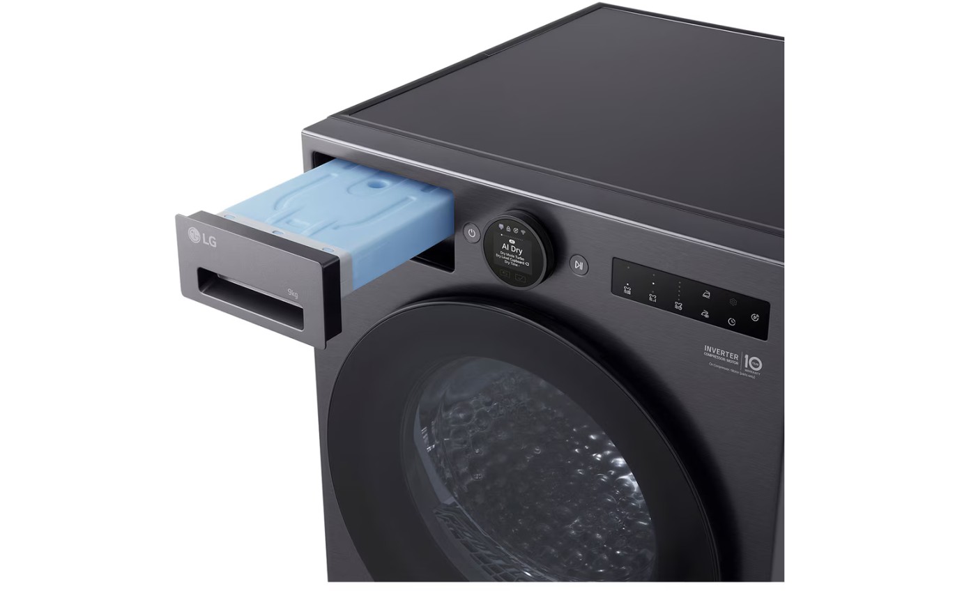 LG 9kg Series 9 Heat Pump Dryer DXH909MB