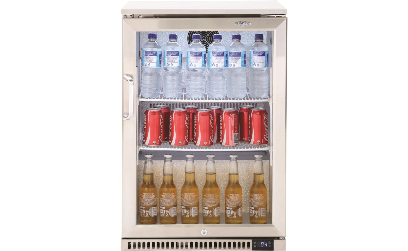 BeefEater 120L Outdoor Display Fridge (Stainless Steel) BS28130
