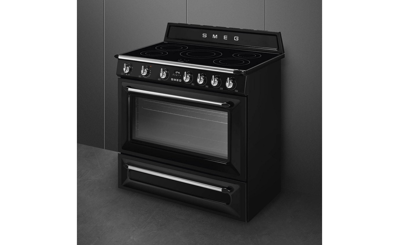 Smeg 90cm Victoria Freestanding Cooker TR90IBL2