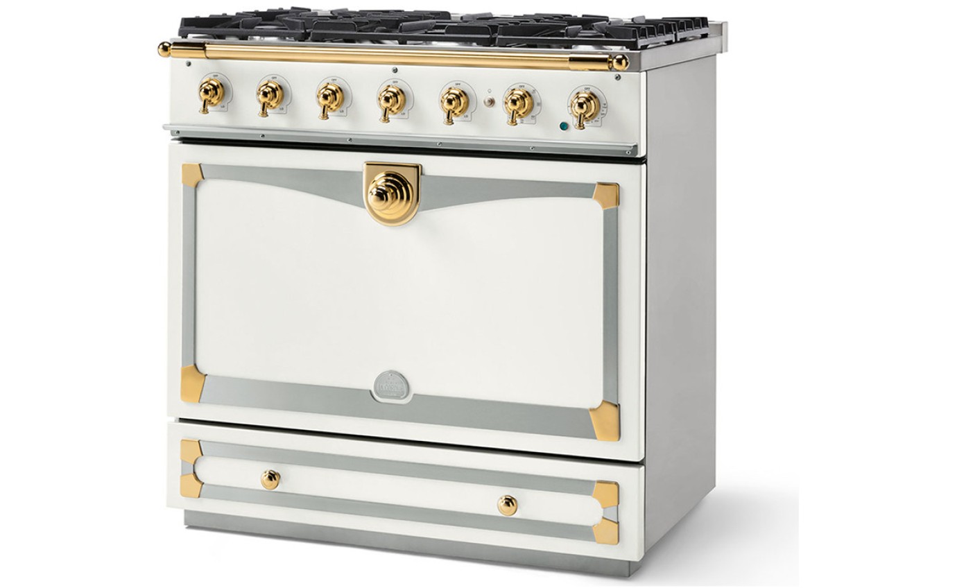 La Cornue 90cm Dual Fuel Range Cooker ALB90DFWHBN