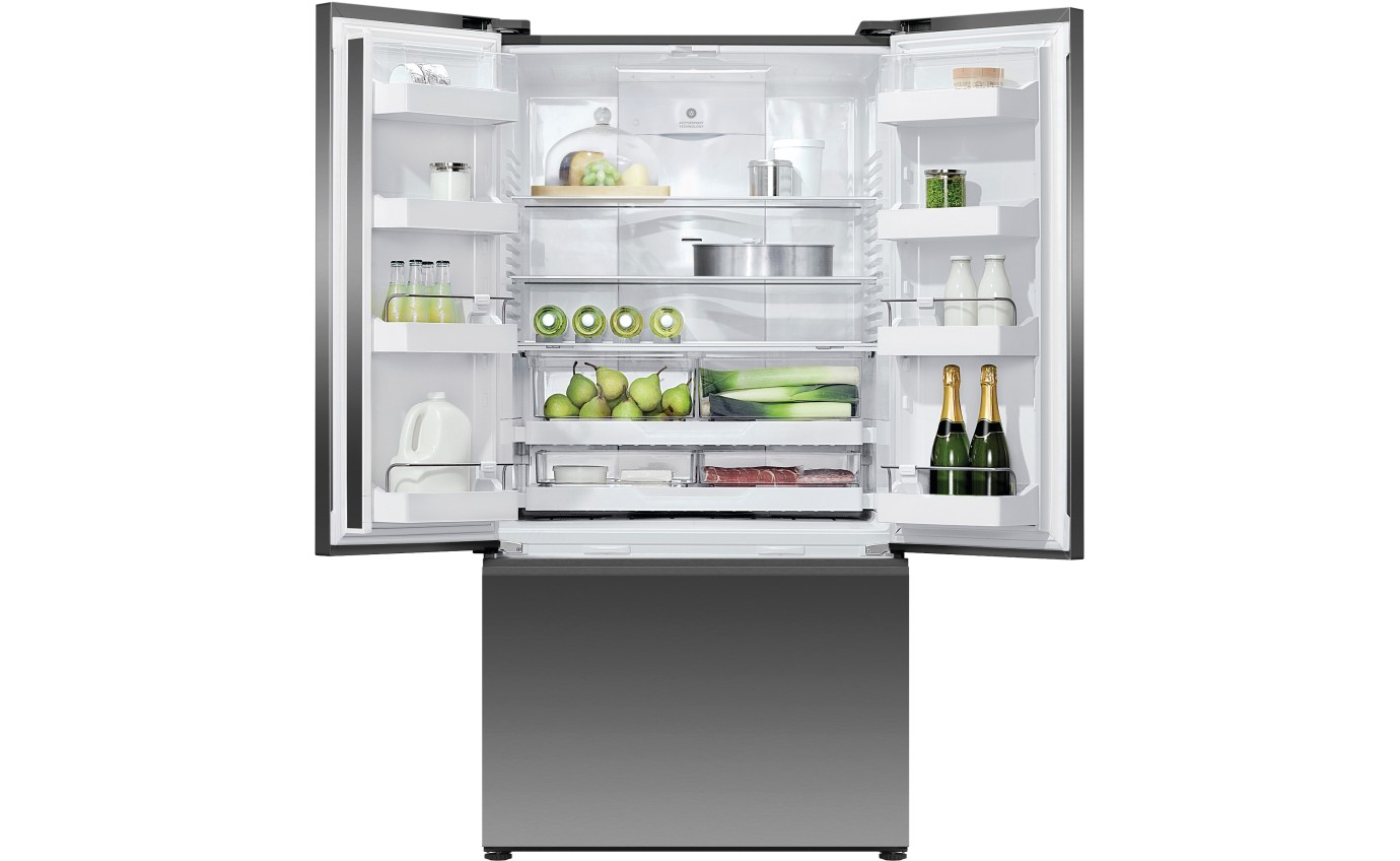 Fisher & Paykel 569L Series 7 French Door Refrigerator Freezer, Ice & Water RF610ANUB5