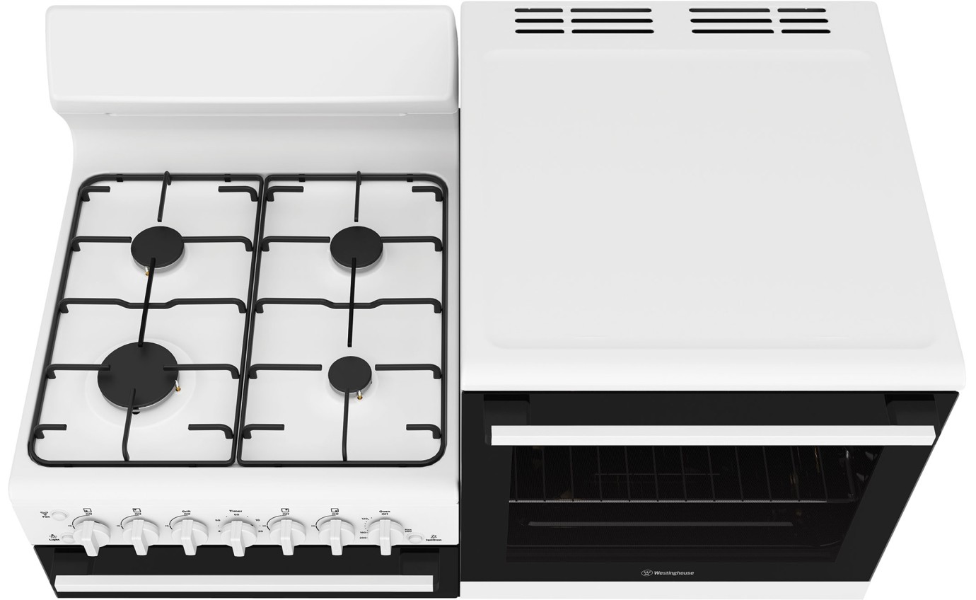 Westinghouse Gas Elevated Freestanding Cooker WDG112WCNGR