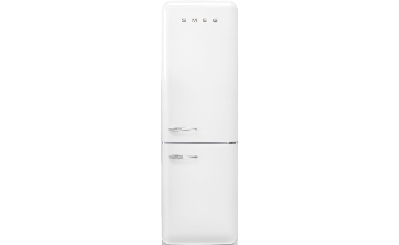 Smeg 331L 50s Style Retro Bottom Mount Fridge (White) FAB32RWH5AU