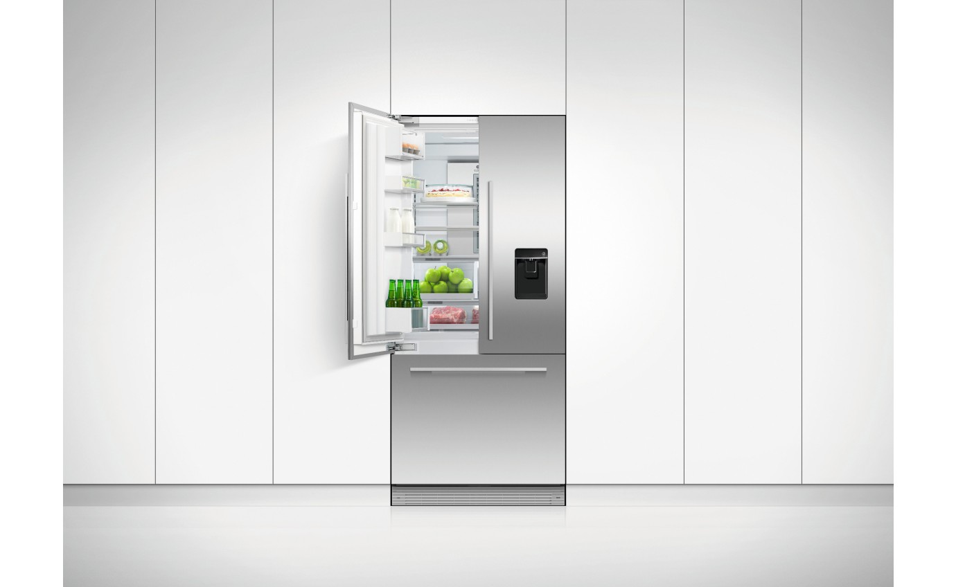 Fisher and paykel french door fridge integrated cheap