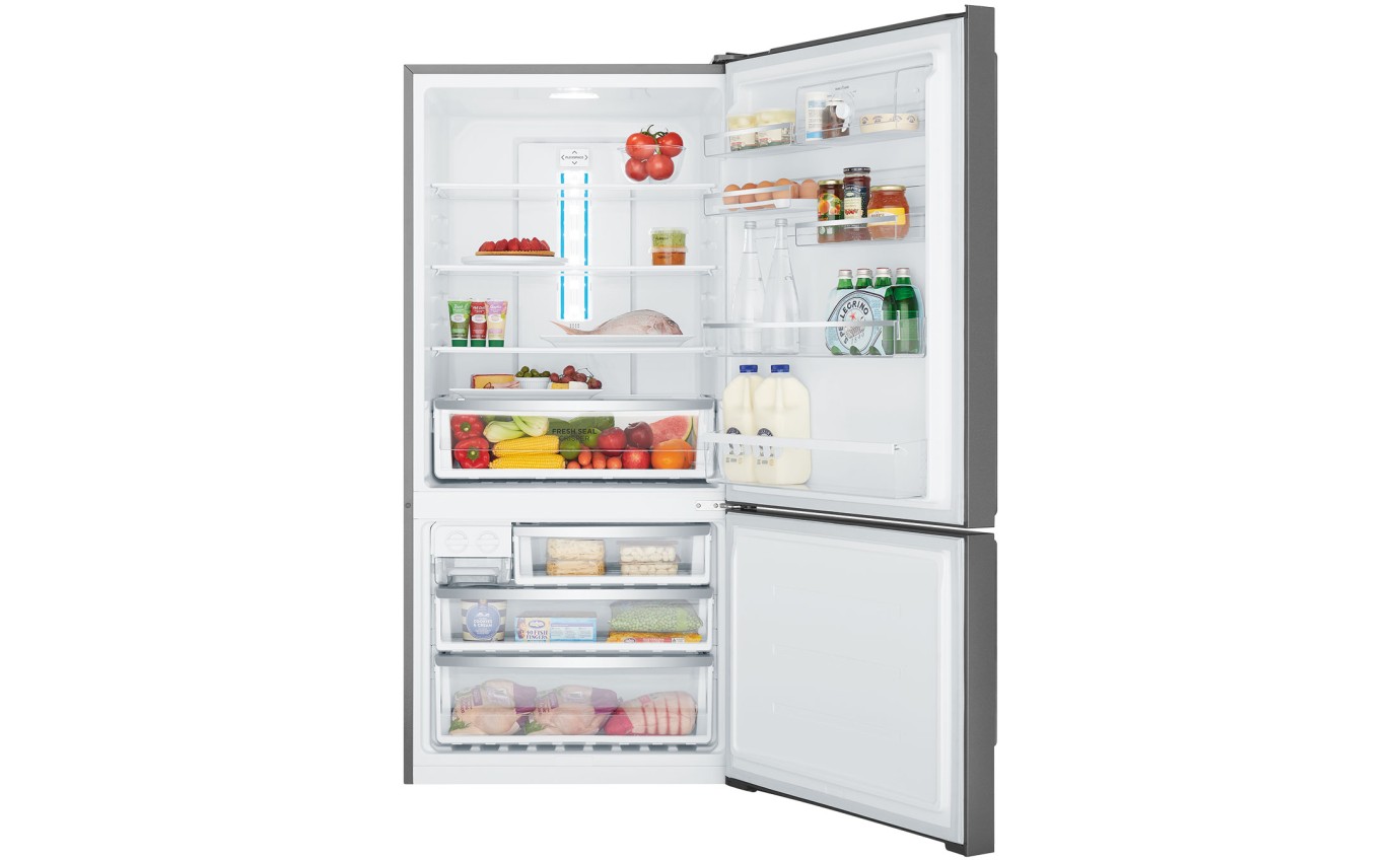 Westinghouse 496L Bottom Mount Fridge (Dark Stainless Steel) WBE5304BCR