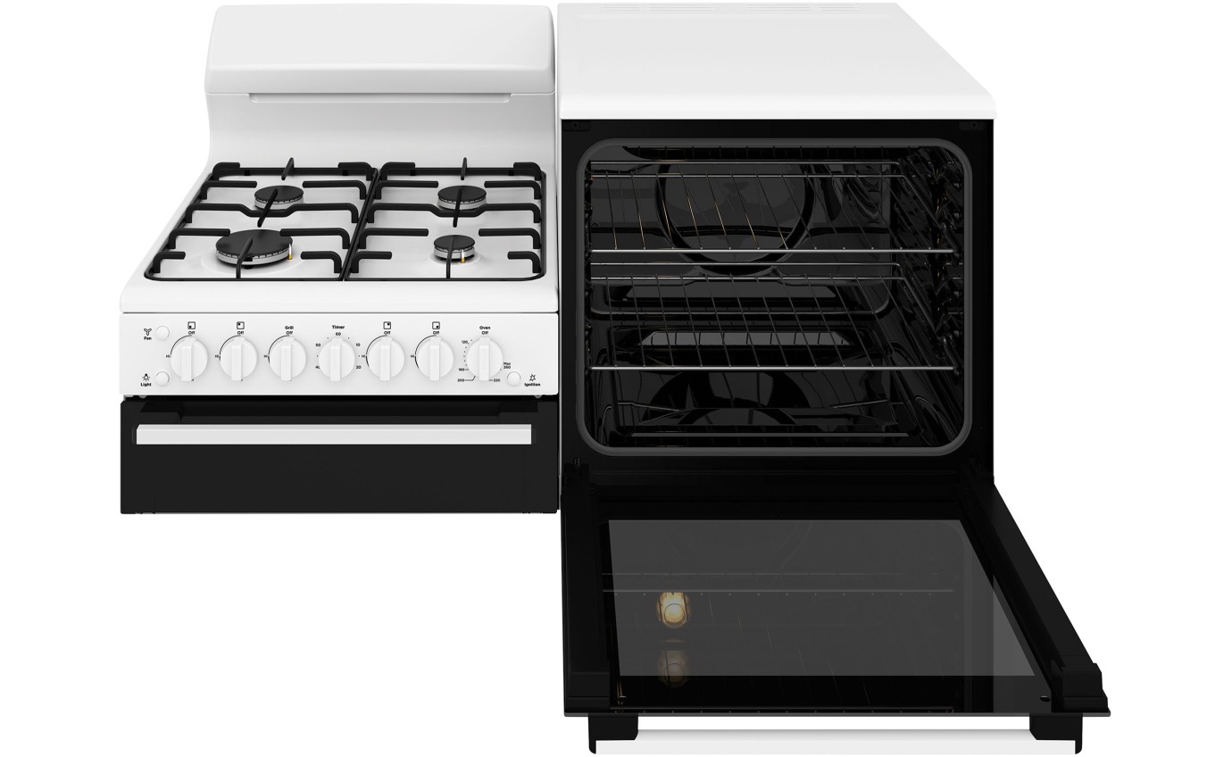 Westinghouse Gas Elevated Freestanding Cooker WDG112WCNGR