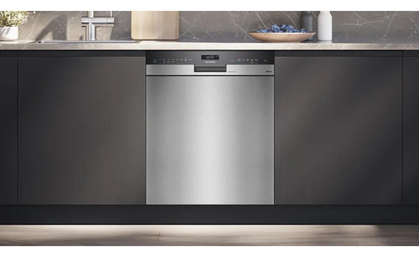 Siemens iQ500 Built Under Dishwasher Stainless Steel SN45HS01CA Hart Co