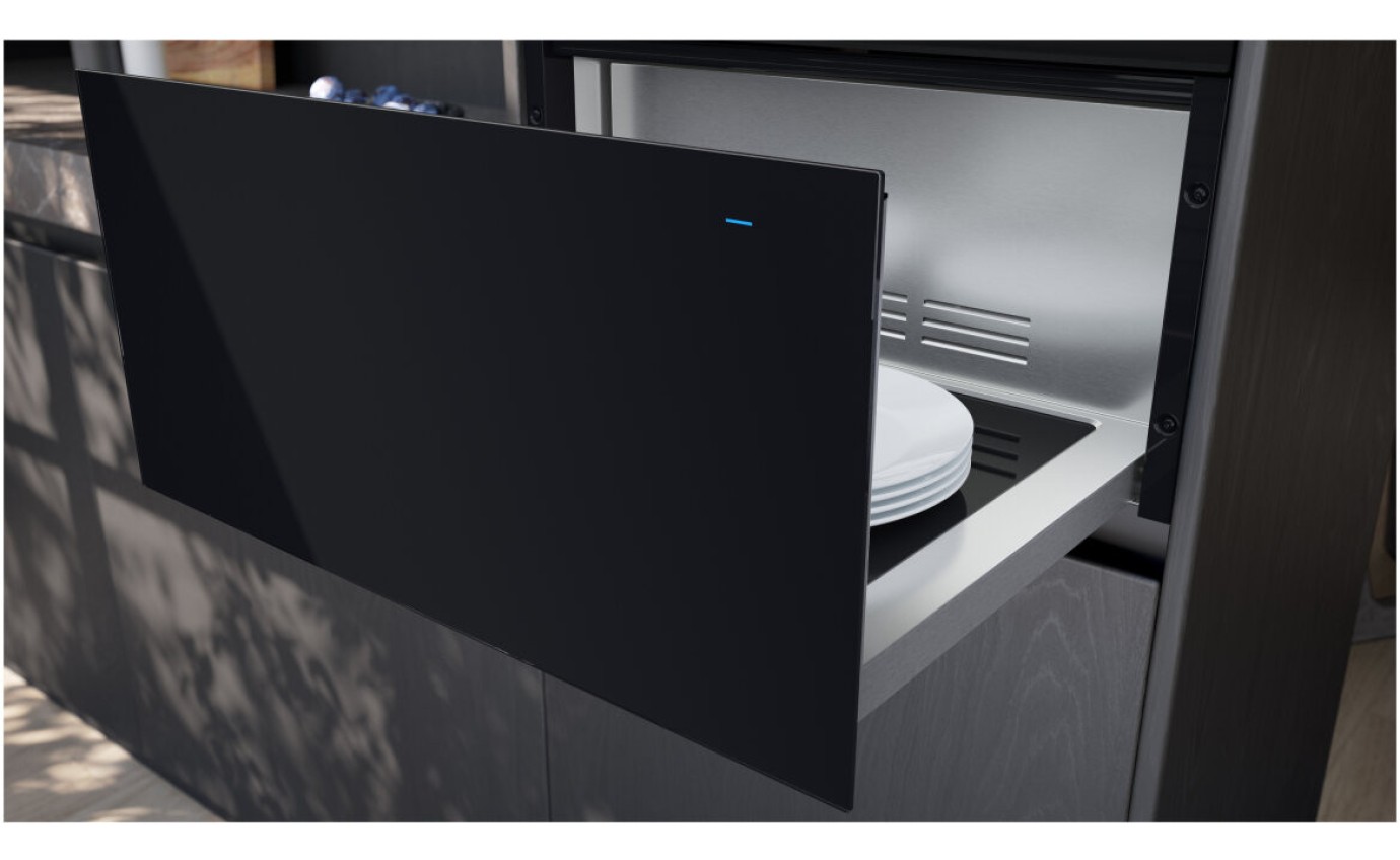 Siemens iQ700 Black Built-In Warming Drawer BI710D1B1B