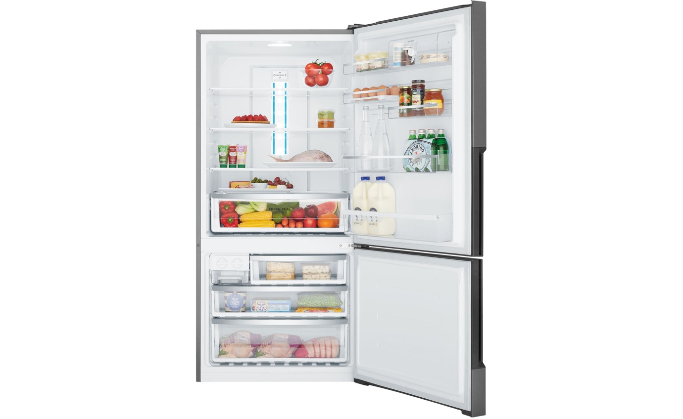 Westinghouse 496L Bottom Mount Fridge (Dark Stainless Steel) WBE5300BCR