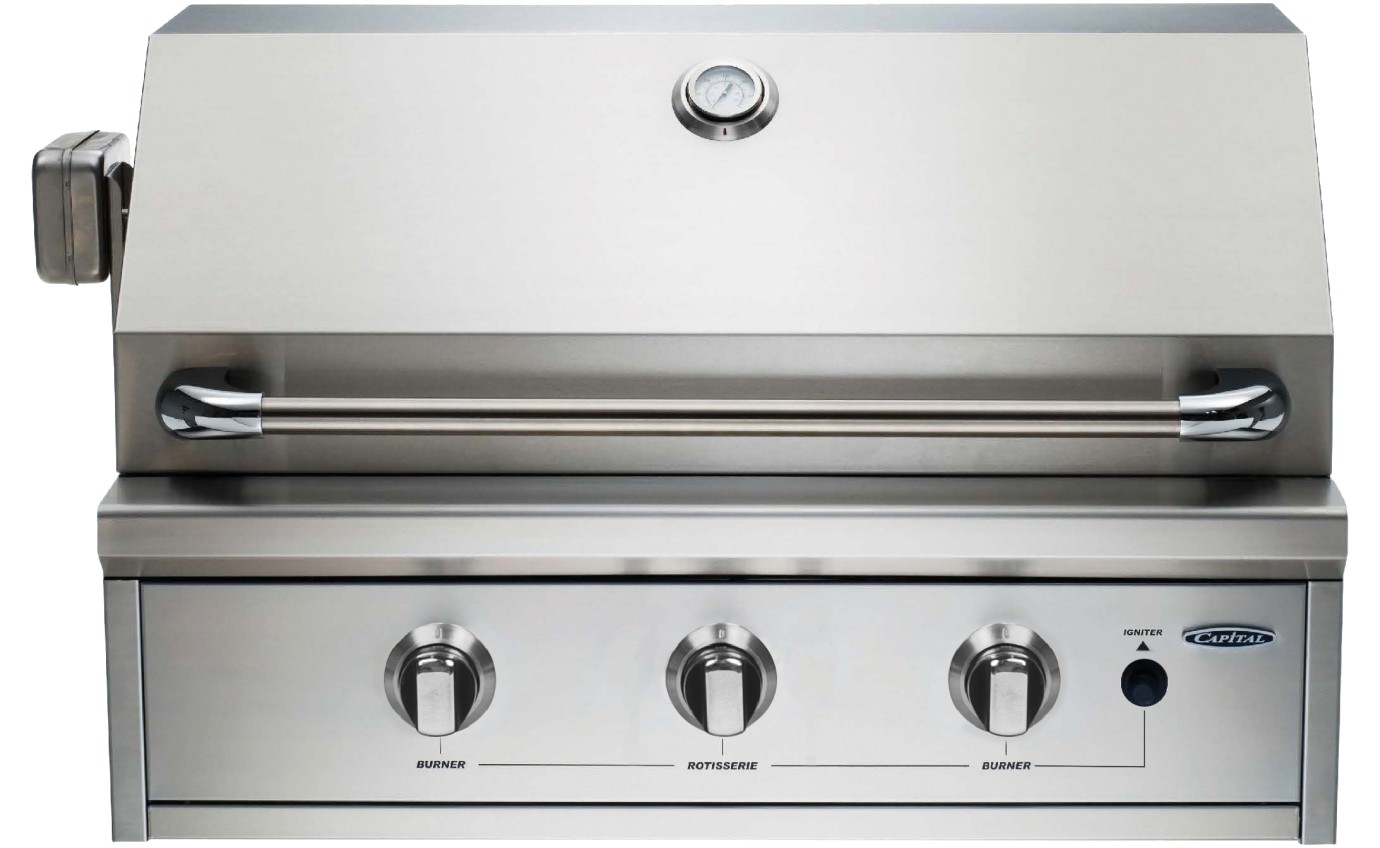 Capital 32 inch Built In Open Grill BBQ PRO32RBINL