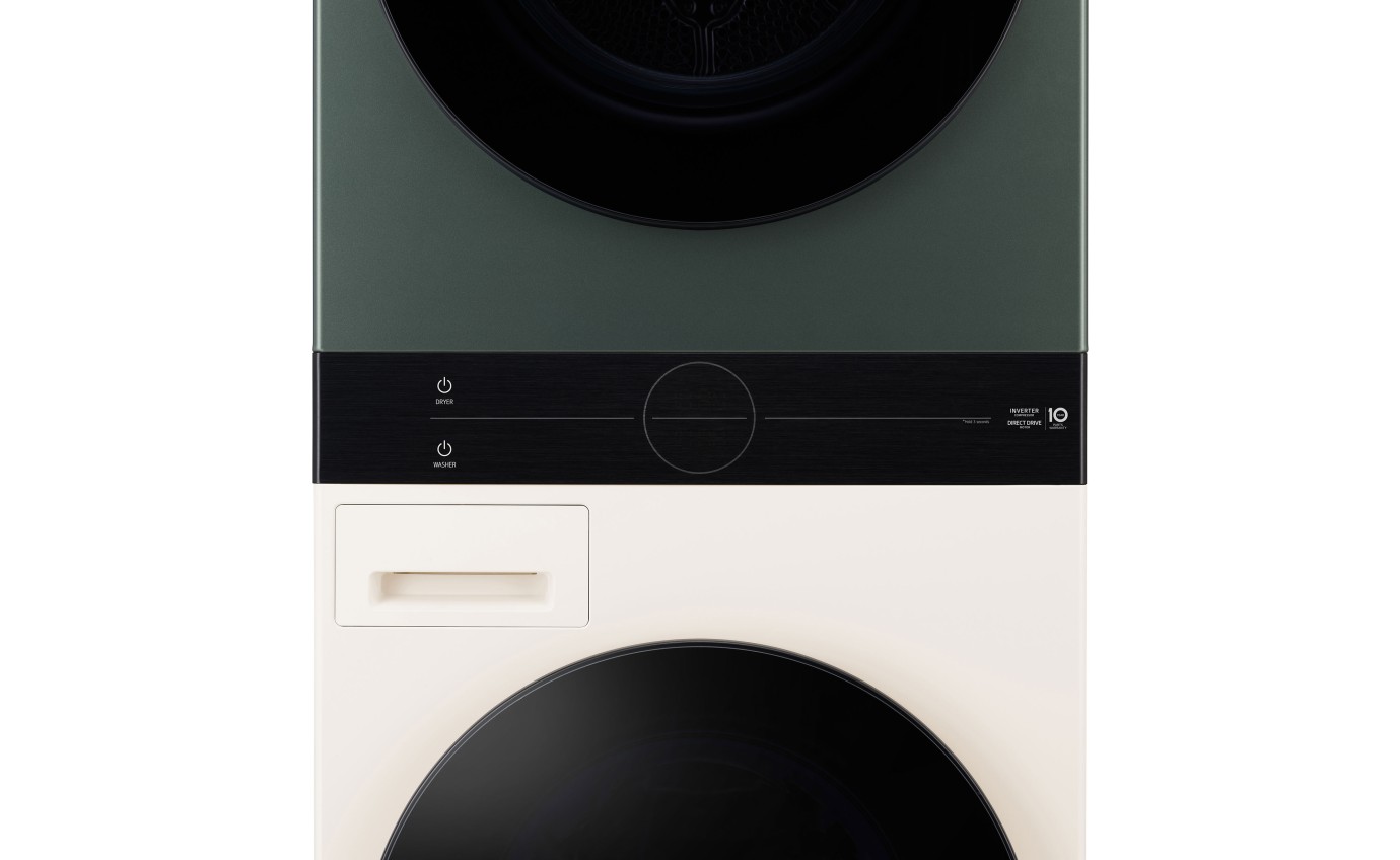 LG 12kg/9kg Wash Tower - Forest Green/Beige WWT1209FGB