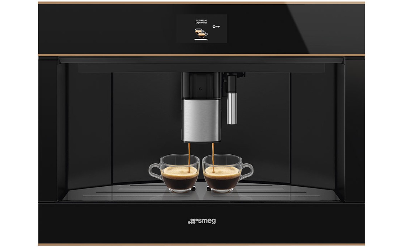 Smeg 45cm Dolce Stil Novo Built-in Coffee Machine CMS4604NR