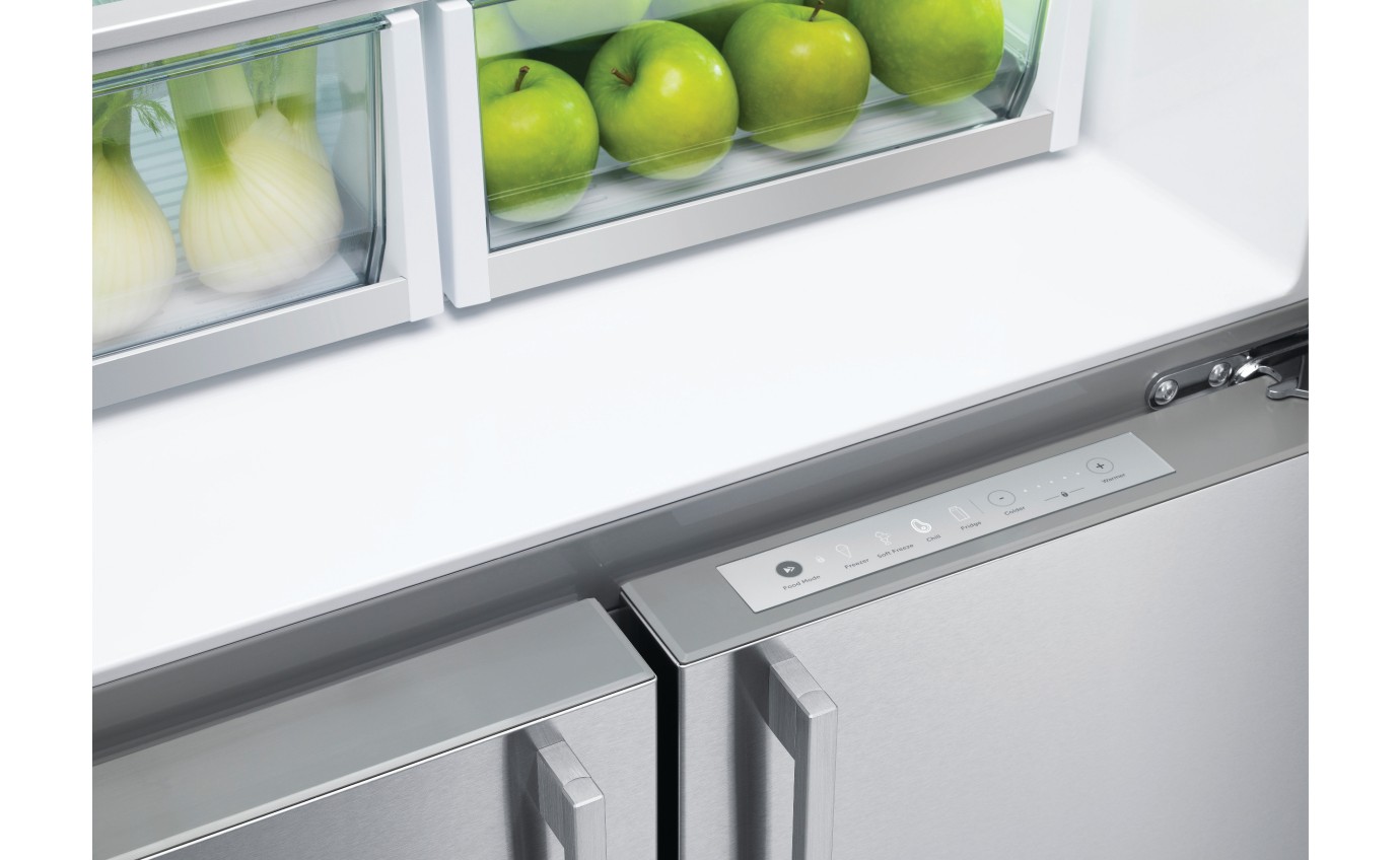Fisher & Paykel 538L Series 7 Quad Door Refrigerator Freezer, Ice & Water RF605QDUVX2