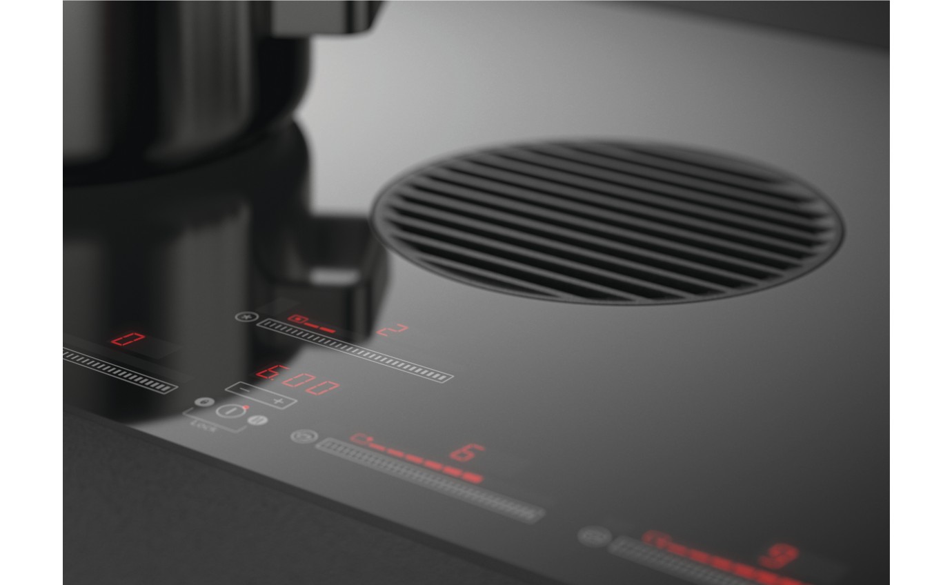 Fisher & Paykel 83cm Series 9 4 Zone Induction Cooktop with Integrated Ventilation CID834DTB4