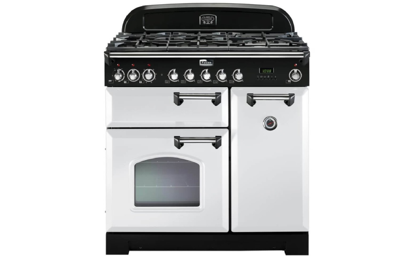 Falcon 90cm Dual Fuel Range Cooker CDL90DFWHCH